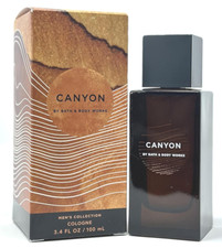 Bath  Body Works Canyon Cologne Spray Men 3.4 fl oz / 100 mL NIB BBW CANYON