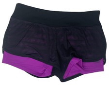 NEW Womens ADIDAS Energy Training Running ShortsSize M BLACK AND PURPLE IN EUC