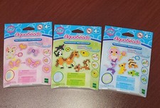 Lot of 3 NEW Aquabeads Craft Kits Mini Mermaid, Mini Farm  Mini Jewel Packs