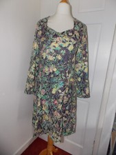 cute quirky evening wedding cruise vintage look floral handmade dress l xl