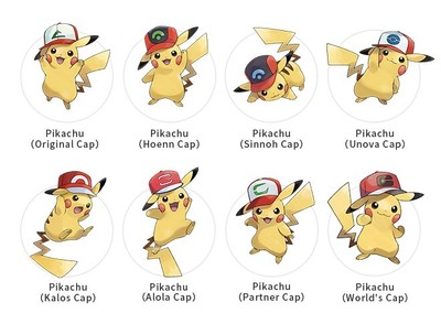 Pikachu Hat Alolan World Hoenn Kalos 