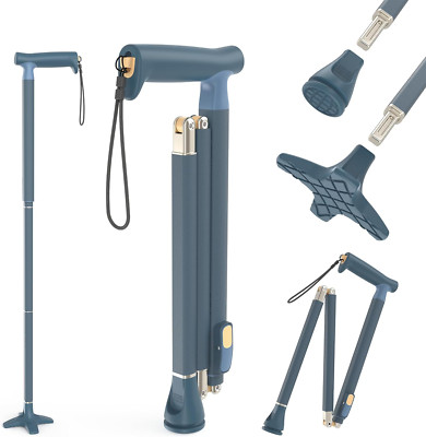Michael Graves Stylish Quick-Fold Walking Cane for Men and Women