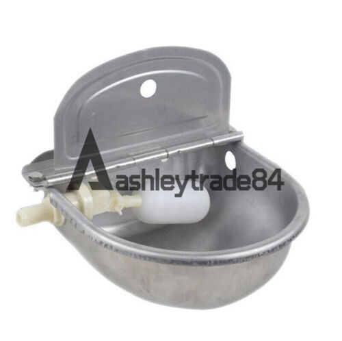 1PCS NEW Stainless Automatic Water Feeder Trough Bowl Cattle Dog   #T6 - Picture 1 of 4