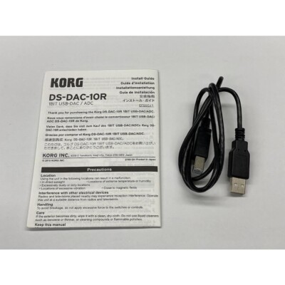 KORG USB DAC Digital Analog Wandler Phono Eingang Kompatibel 1bit DS