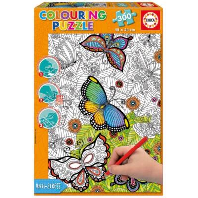 Educa Colouring Puzzle; All Good Things are Wild and Free; 300 pcs