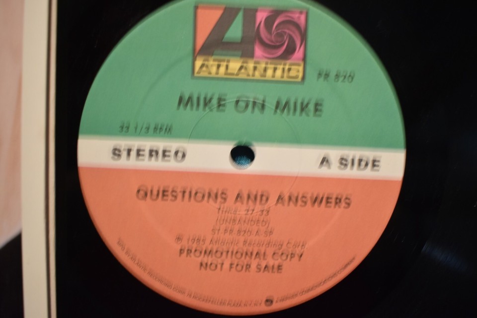 Mike & The Mechanics Mike on Mike Questions and answers Interview LP w ...