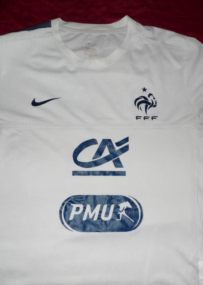 Maillot Football Entrainement De L'Equipe de France Porté Saison 2013/2014 T M - Photo 2/4