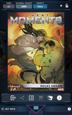 Topps Marvel Collect Topps Finest '24 Silver Moments - She-Hulk and Hulk