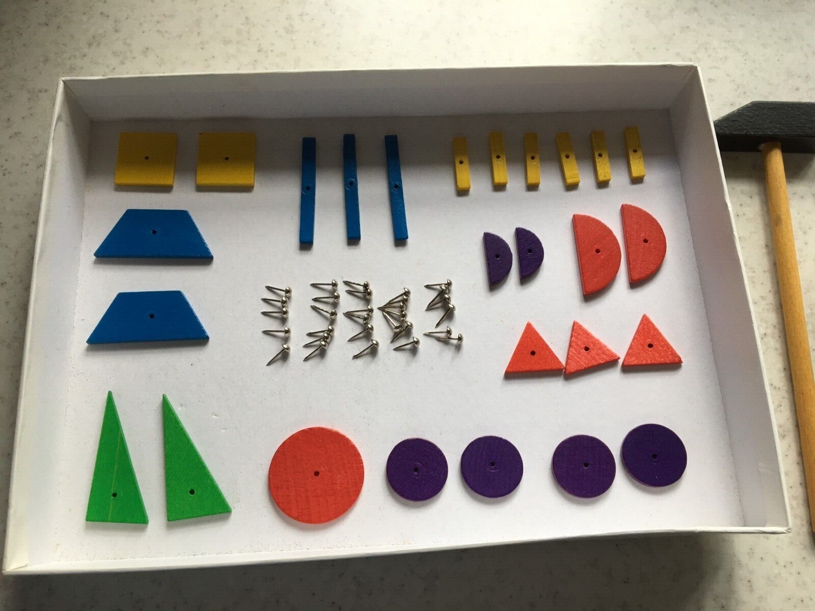 Retro ELC Early Learning Centre Tap a Shape Wooden toy eBay