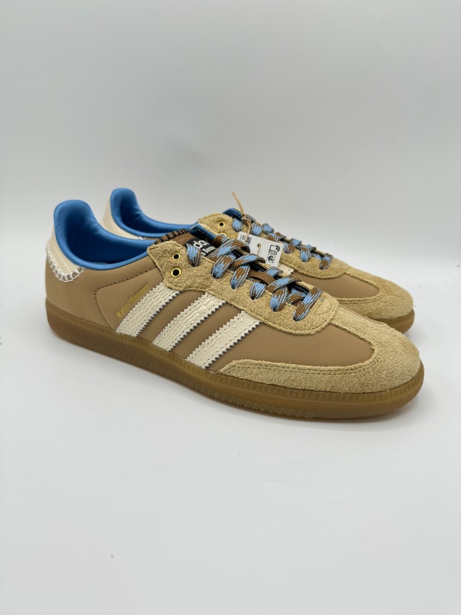 Size 9.5 - Wales Bonner x adidas Samba Nylon Desert Brown Blue