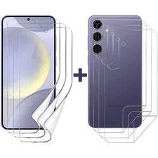 3 Set Soft PET Film Screen Protector for Samsung Galaxy S24+ PLUS Front and Back