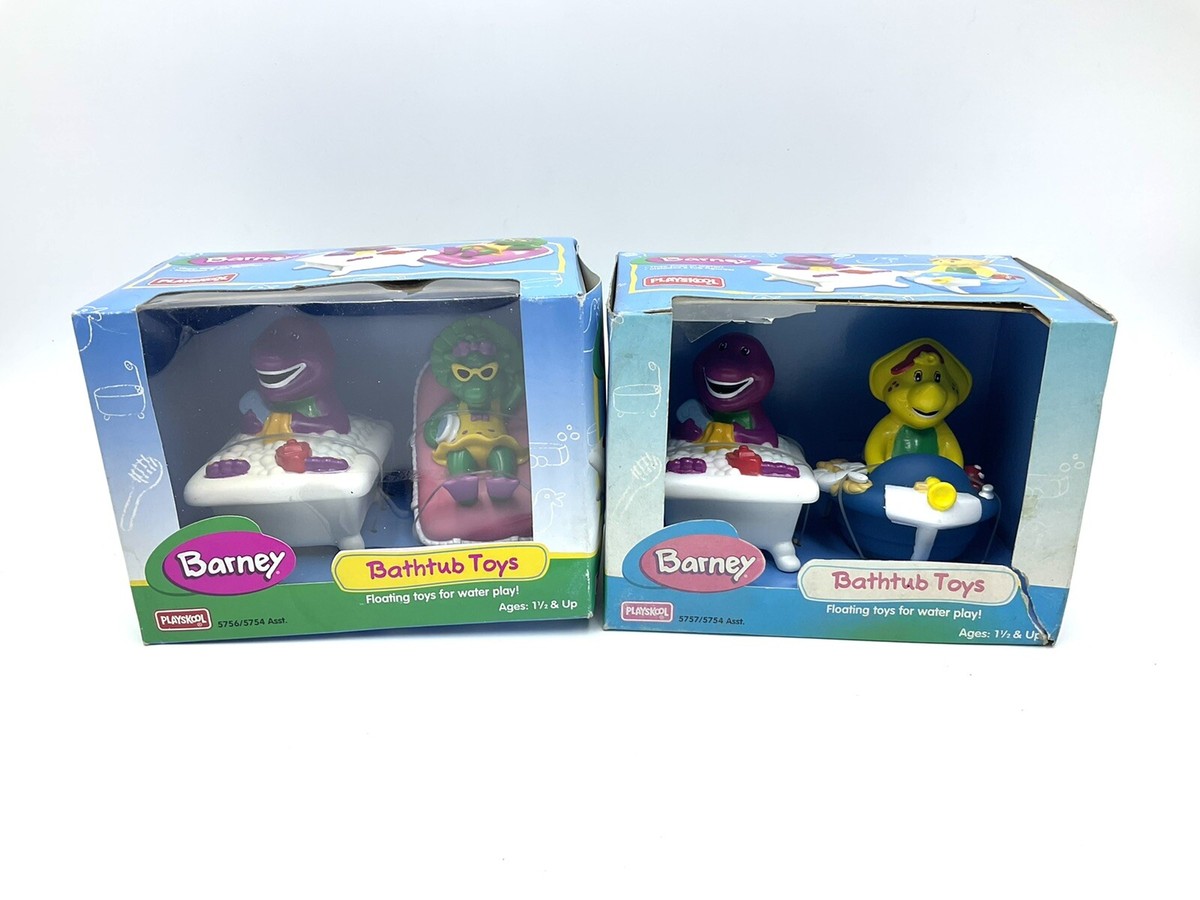 Vintage Barney the Dinosaur BJ Bop Rubber PVC 1995 PLAYSKOOL FULL