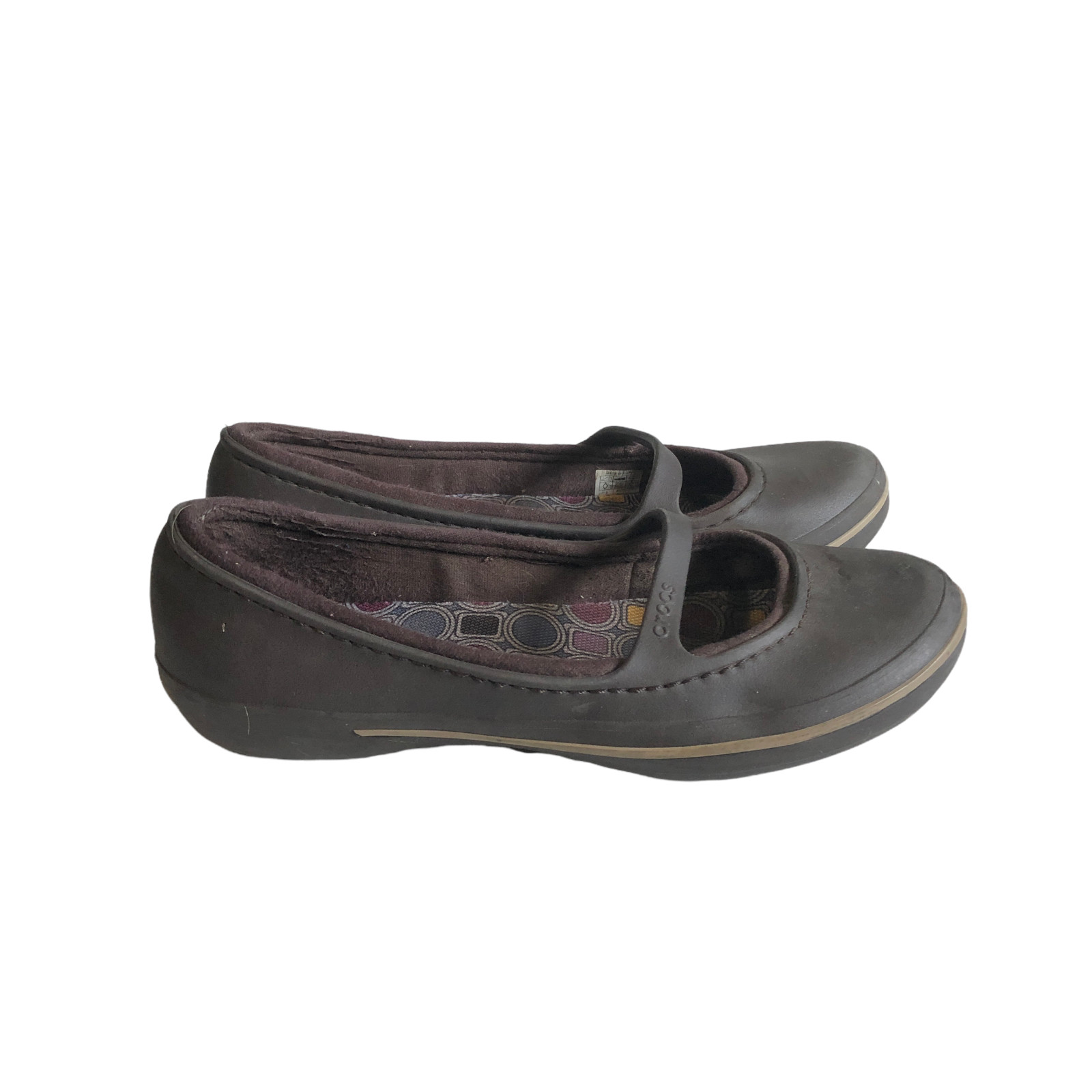 Crocs Womens Crocband Winter Flats Mary Jane Slip On … Gem