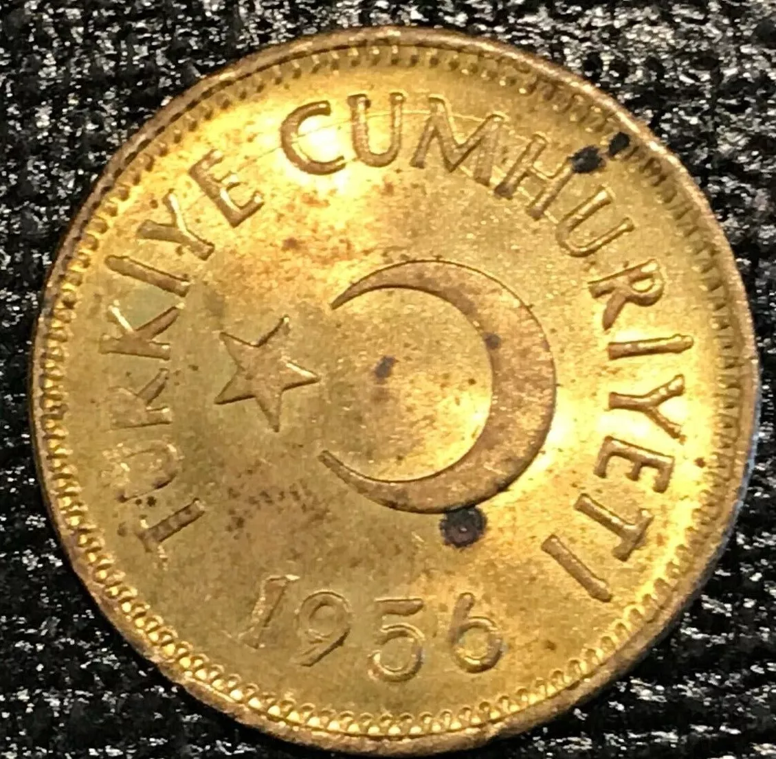 HIGH GRADE AU/UNC 1956 TURKEY 25 KURUS COIN-JUL256 | eBay