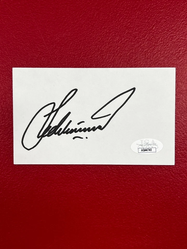 Подписанная карточка Ли Вествуда 3x5 с английским профессиональным гольфистом JSA! - Изображение 2 из 4