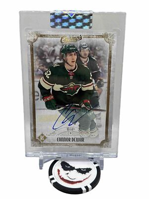 2022-23 UD Clear Cut Connor Dewar Champ's Autograph   # C-CD  