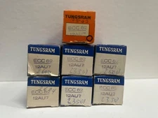 Tungsram ECC82 - Lot of 7 - Tested - 100%