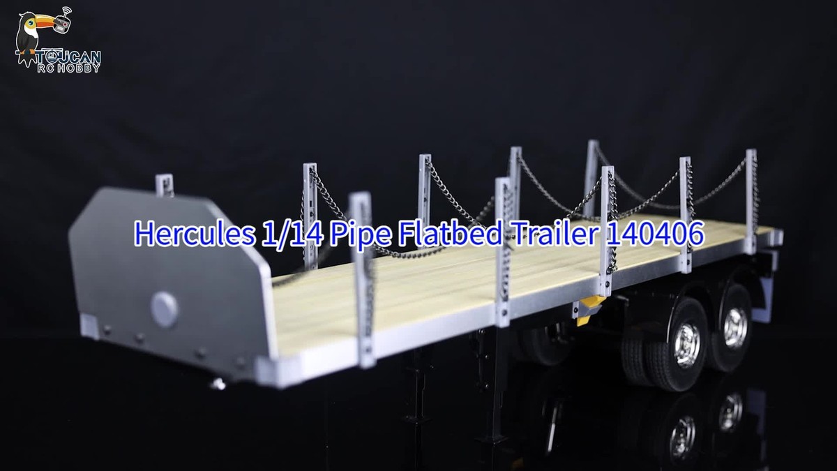 Big Sale 1/14 RC Trailer Truck 140406 RC Tractor Flat Bed Lorry