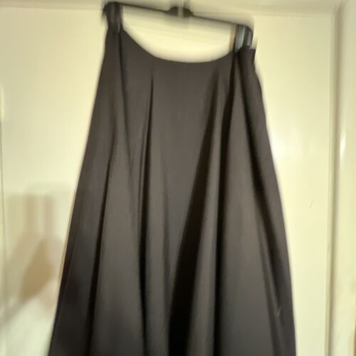 Eskandar Gray A-Line Full Long Wool Cashmere Fully Lined Skirt Size 0 Artsy - Picture 7 of 12