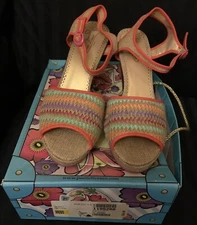 Poetic Licence Giggly Natural high heel sandal size 9 & 1/2