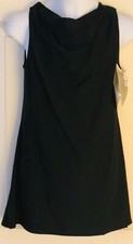 GK ICE SKATE GIRLS LARGE SLVLS BLACK CREPE COWL NECK DRESS Sz CL WAS 75.95 NWT 
