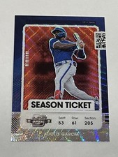 2021 Panini Contenders Baseball Optic Red Wave - Adolis Garcia - Texas Rangers