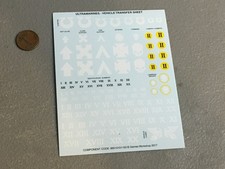 BAGG TRANSFERS TRANSFER WARHAMMER 40K ULTRAMARINES VEHICLE SHEET GW