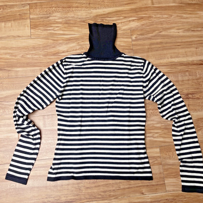 Pullover schwarz/weiß gestreift, Größe M von Vera Moda