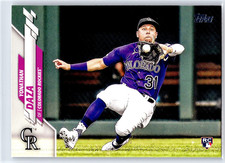 YONATHAN DAZA 2020 Topps Update Series Two Rookie Colorado Rockies Baseball #567