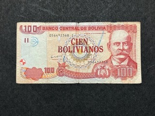 2001 Zentralbank von Bolivien 100 Bolivianos Banknote