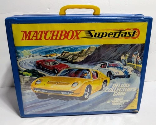 Vintage 1970 Matchbox Superfast Deluxe Collector's Case Holds 72 Cars (EMPTY)