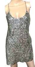 Marc Jacobs Vintage Runway Sequin Embroidered Cross Back Cocktail Party Dress 0