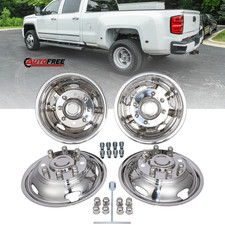 Stainless Steel Wheel Covers For 2011-2025 Chevy Silverado Gmc Sierra 3500 4pcs
