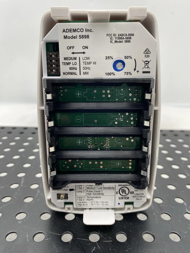 Honeywell 5898 Wireless DUAL TEC Motion Sensor Used No Mounting Hardware - Image 3 of 4