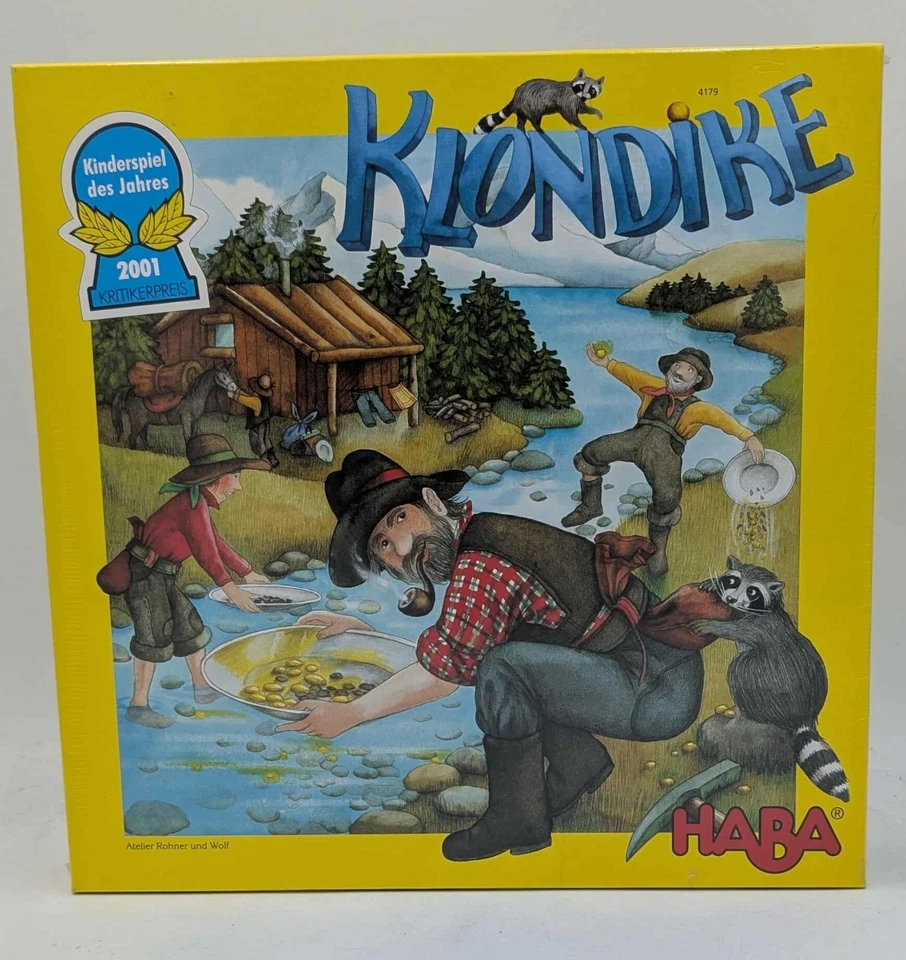 HABA 4179 Klondike Goldrauschfeeling Geschicklichkeitswettspiel Rarität NEU - Bild 4 von 4