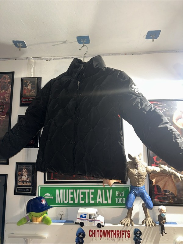 Juicy Couture Kids Quilted Jacket - Black . Size Small. 7/8