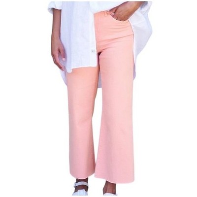 Frank & Eileen Wide Leg Gaucho Jeans in Taffy Size 29