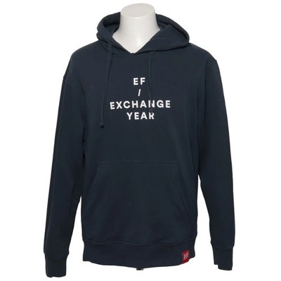 Education First, Kapuzenpullover, Größe: L, Blau, Baumwolle/Polyester #aR3