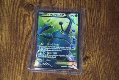 Heracross EX 105/111 Full Art XY Furious Fists Ultra Rare Holo Pokemon Card LP