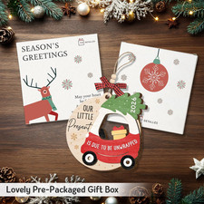 Baby Coming Soon Ornament 2026, Pregnancy Announcement Gifts for Dad, Mom to ...