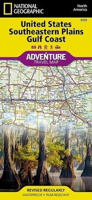 Nat Geo Maps United States, Southeastern Plains and Gulf Coast (Map) (US IMPORT)