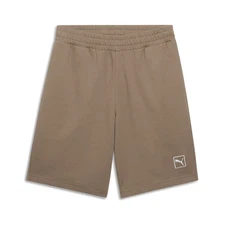 PUMA Ess Elevated Shorts 9" Tr Mens Brown Casual Athletic Bottoms 68473093