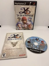 Ys: The Ark of Napishtim (Sony PlayStation 2, 2005) Complete With Manual