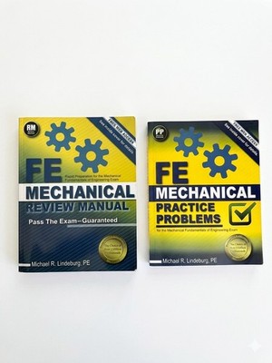 FE Mechanical Review Manual/Practice Problems Bundle/LOT Michael R. Lindeburg