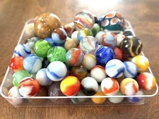 Mixed Lot Of Antique and  Vintage Marbles J1 