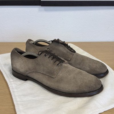 Officine Creative Herrenschuhe ANATOMIA 012 BraunDerby-Schuhe ausWildleder 43Eu