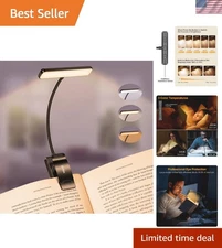 19 LED Rechargeable Book Light for Reading in Bed with Memory Function- Eye C...