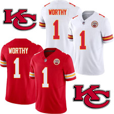 NWT Men's Chiefs 1 Xavier Worthy Collection Limited Player Stitched Jersey