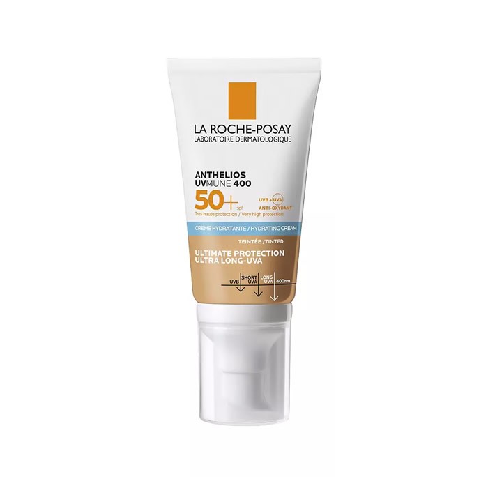 La Roche-Posay Anthelios UVMune 400 Hydrating Suncream Tinted SPF50 50ml - Immagine 4