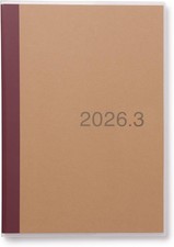 MUJI 2026 Monthly Planner Schedule March Start Sunday Begin A5 White Japan